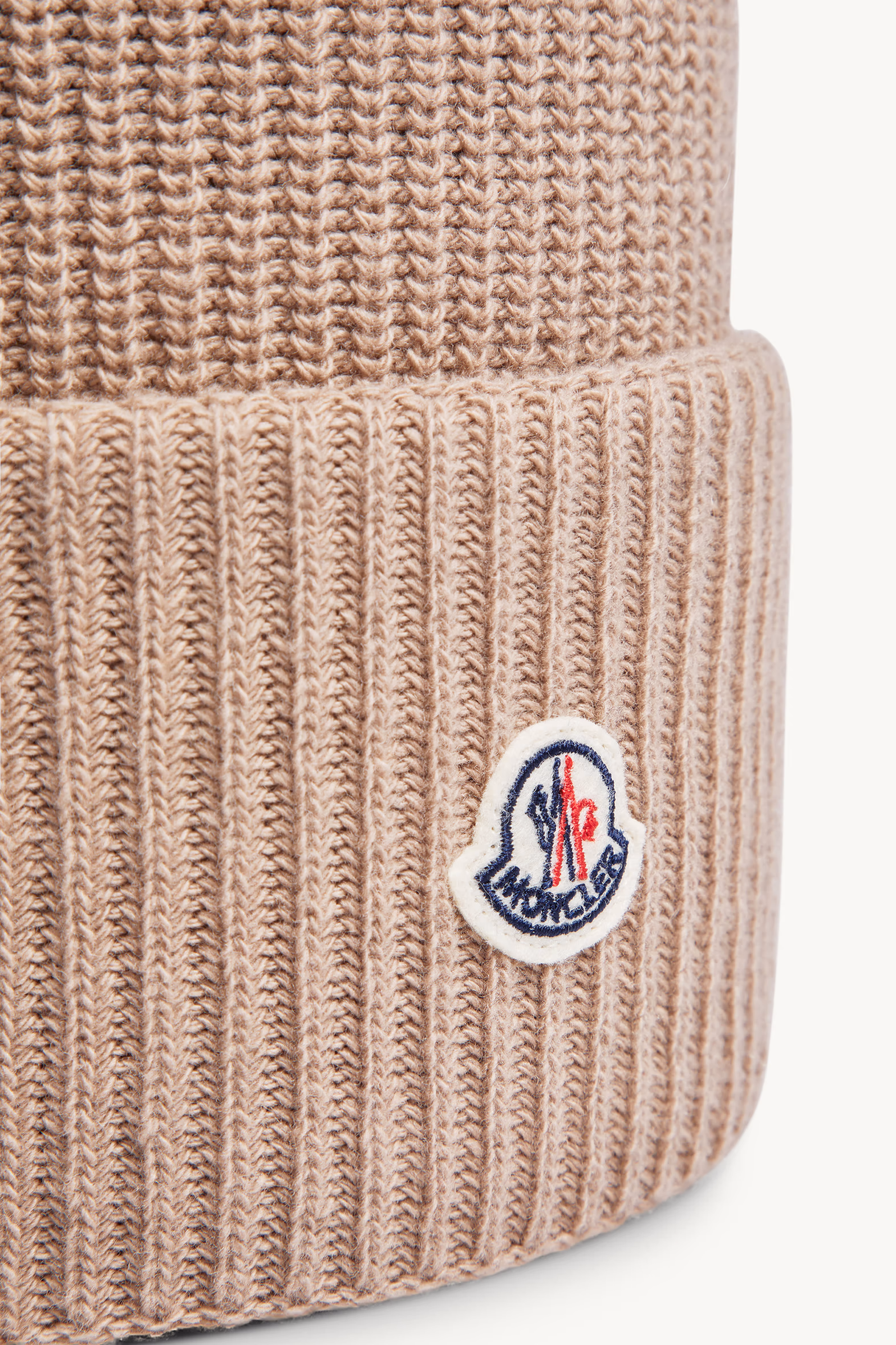 Wool Beanie Women Light Pink Moncler 3